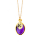 "Custom Birthstone Pendant - Handmade Necklace Gift Idea"