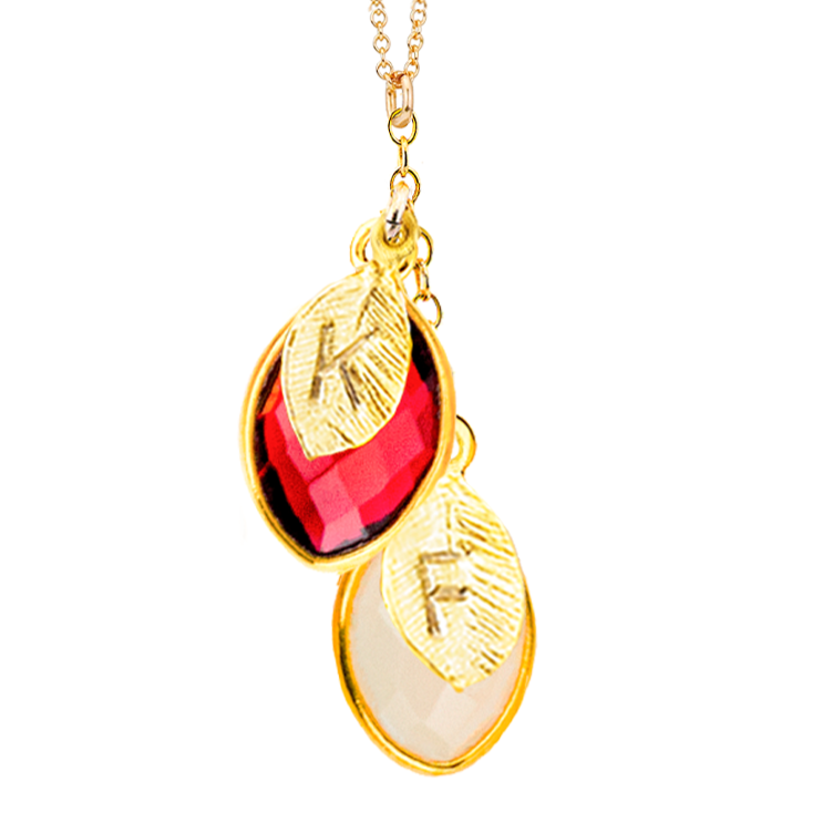 Family Charm Necklace, Custom Birthstone Initial Necklace, Unique Gift for New Mom, Personalized mom necklace with kids initials Stamped