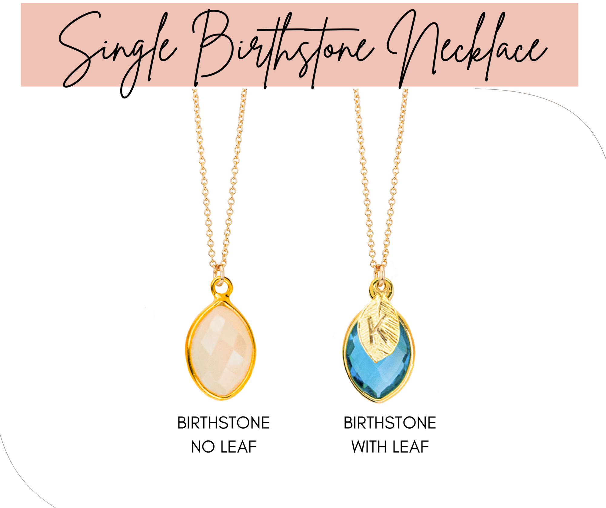 Initial Birthstone Necklace, Custom Necklace Gift, Personalized Initial Necklace, Birthstone Jewelry, Gift for Mom, Stamped Initials