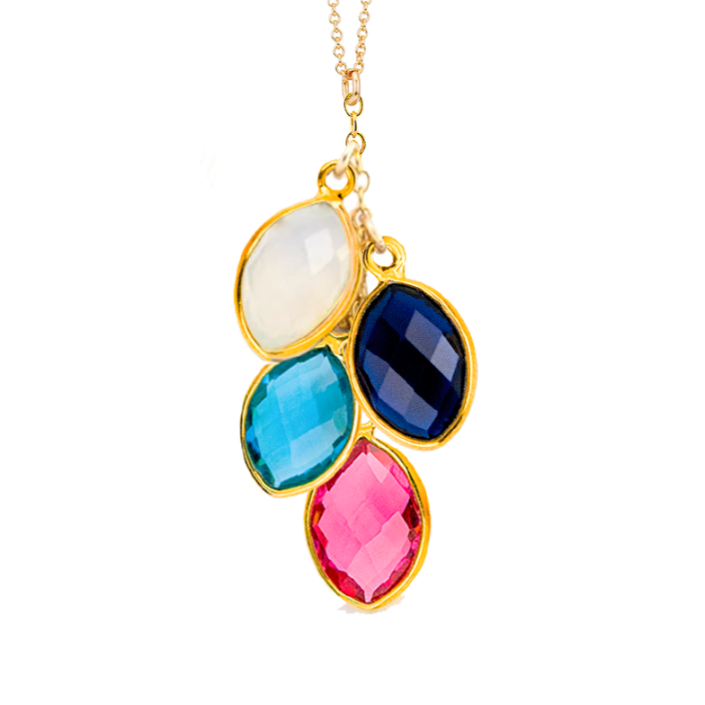 Family Birthstone Necklace