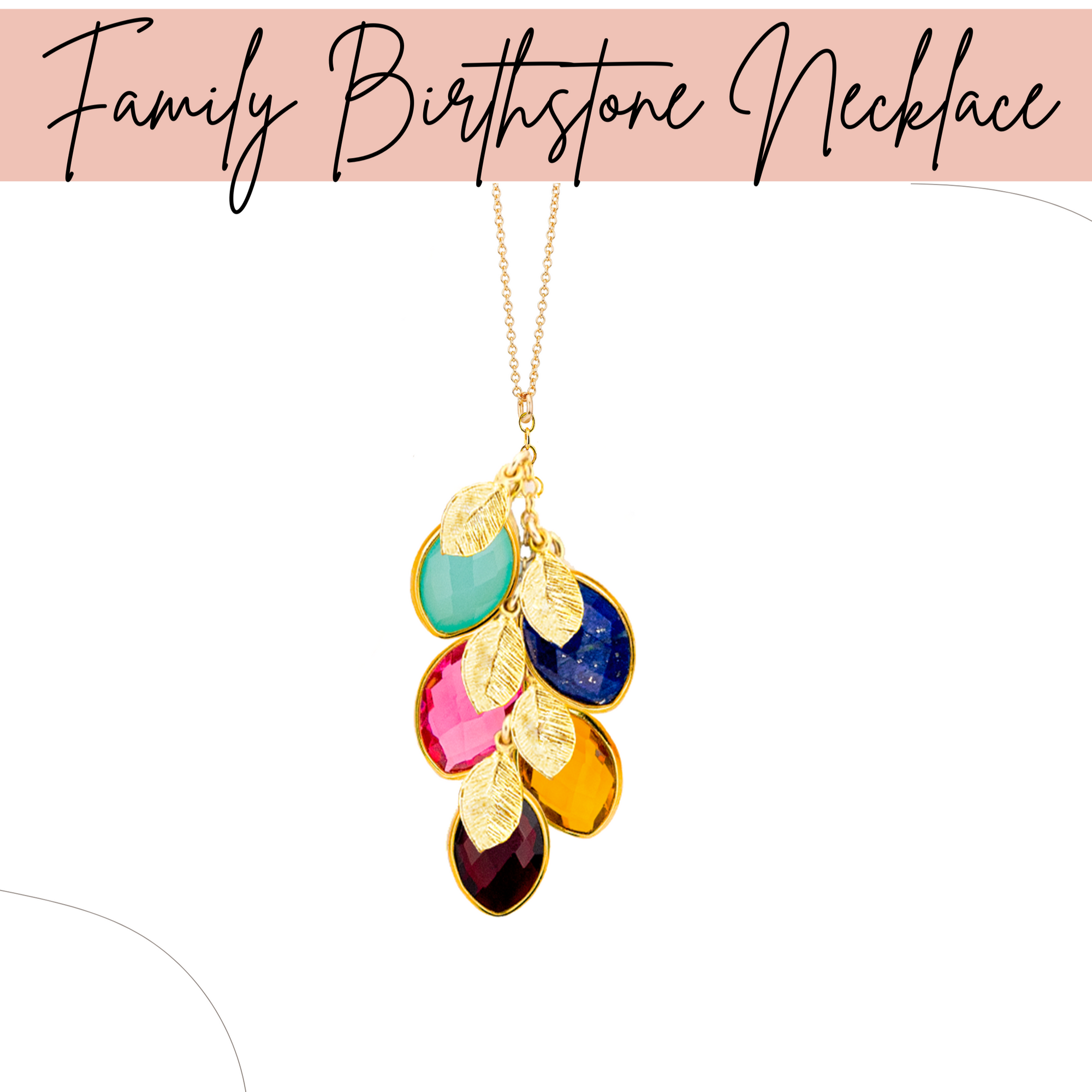 Family Charm Necklace, Custom Birthstone Initial Necklace, Unique Gift for New Mom, Personalized mom necklace with kids initials Stamped