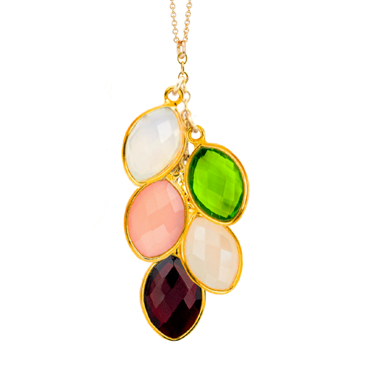 Family Birthstone Necklace