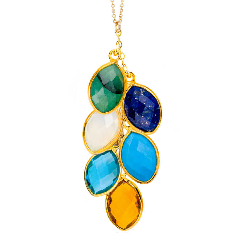 Family Birthstone Necklace