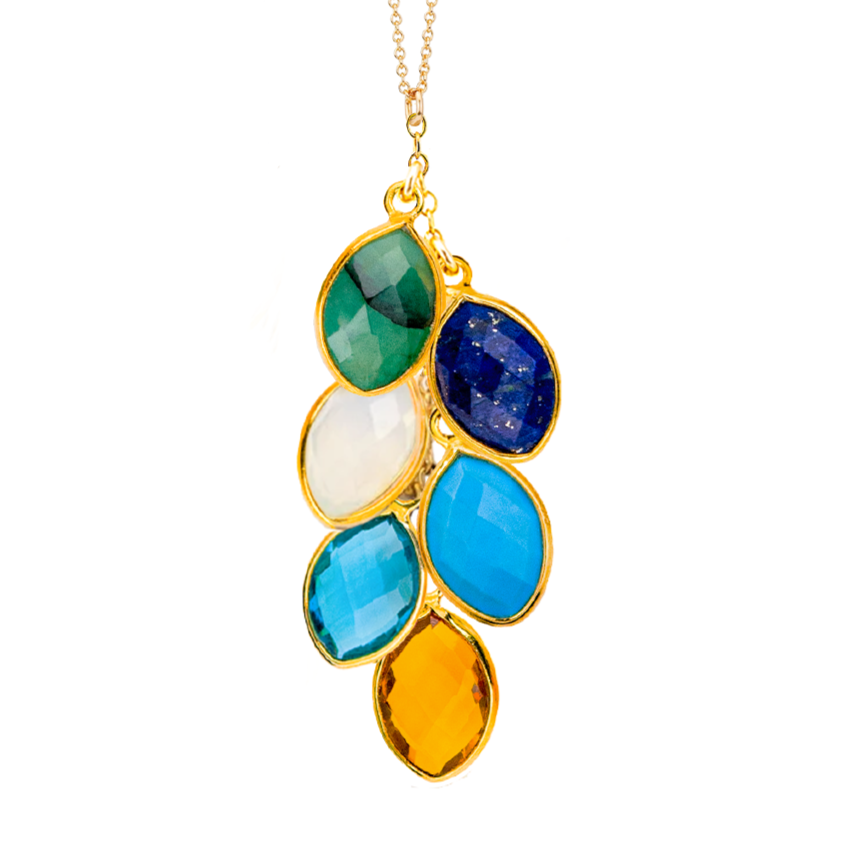 Family Charm Necklace, Custom Birthstone Initial Necklace, Unique Gift for New Mom, Personalized mom necklace with kids initials Stamped