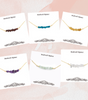Raw Gemstone Necklaces, Genuine Simple Stone Choker, Natural Crystal Jewe