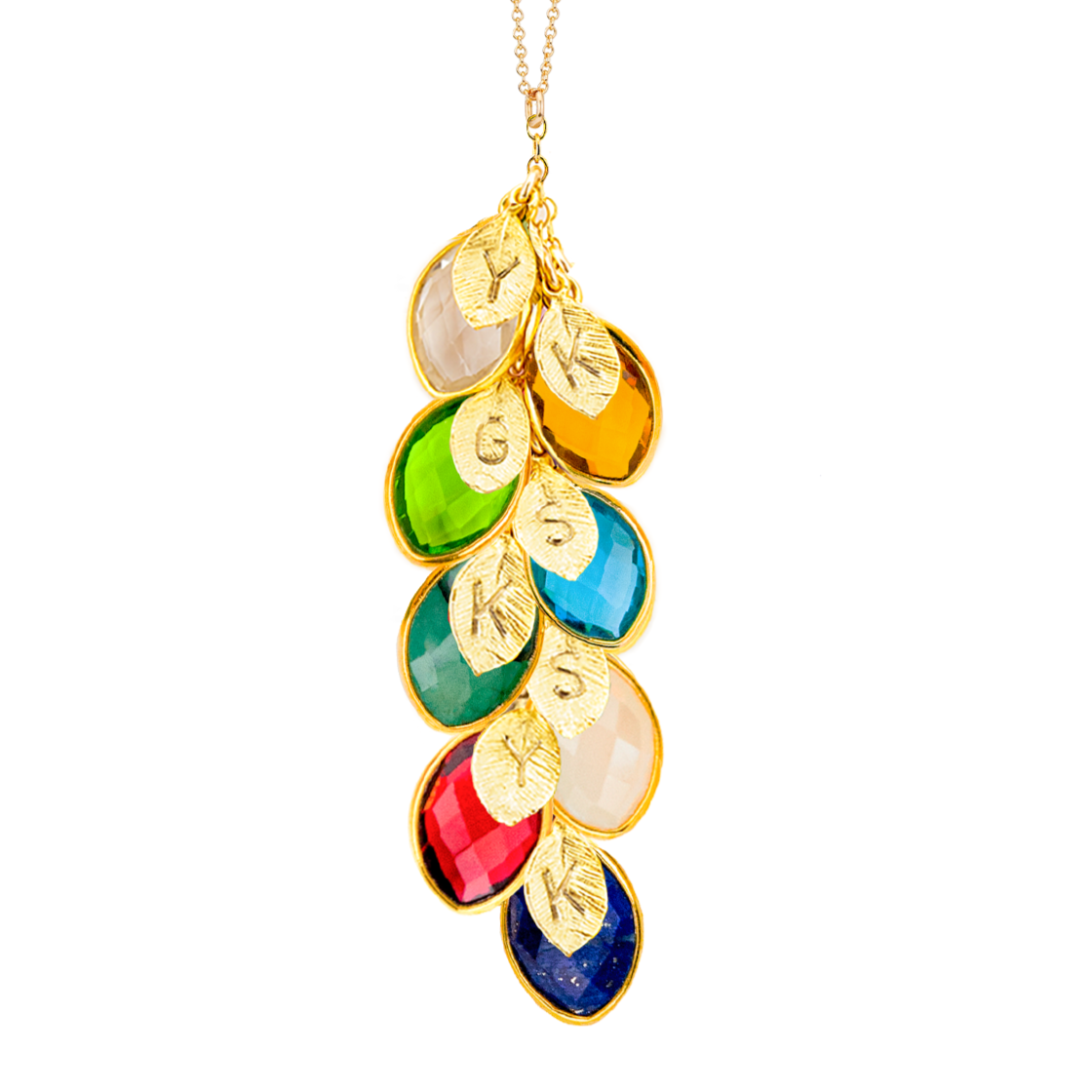 Family Birthstone Necklace