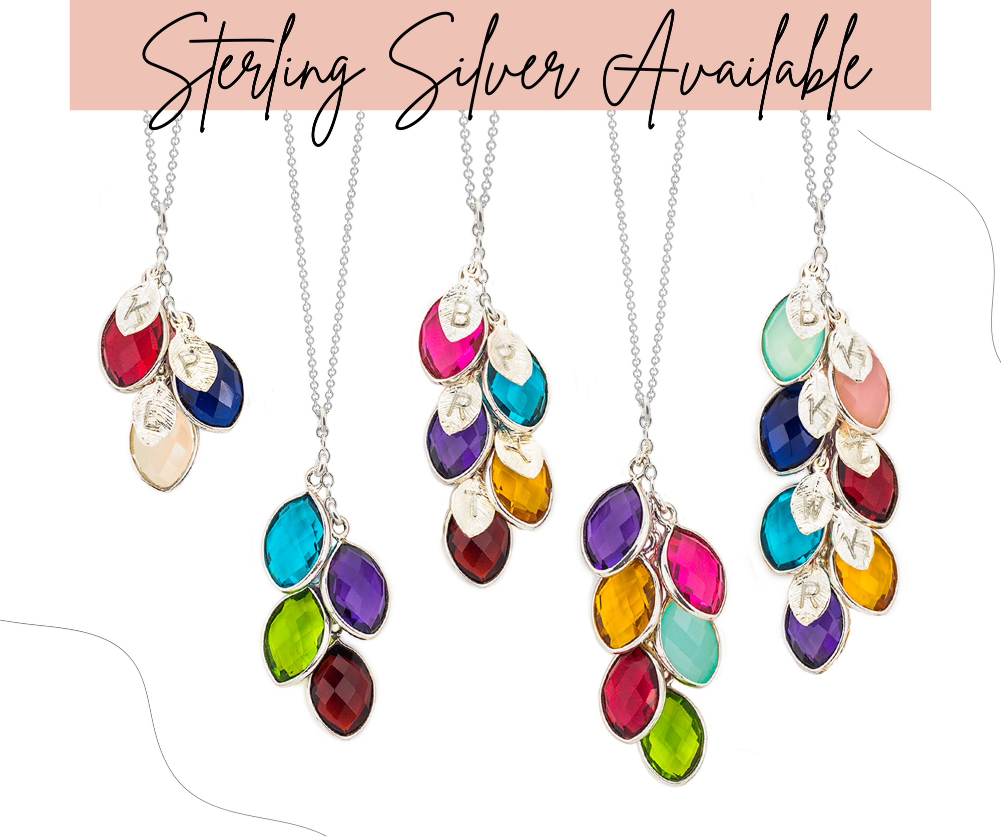 Family Birthstone Necklace