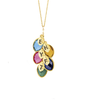 "Custom Birthstone Pendant - Handmade Necklace Gift Idea"