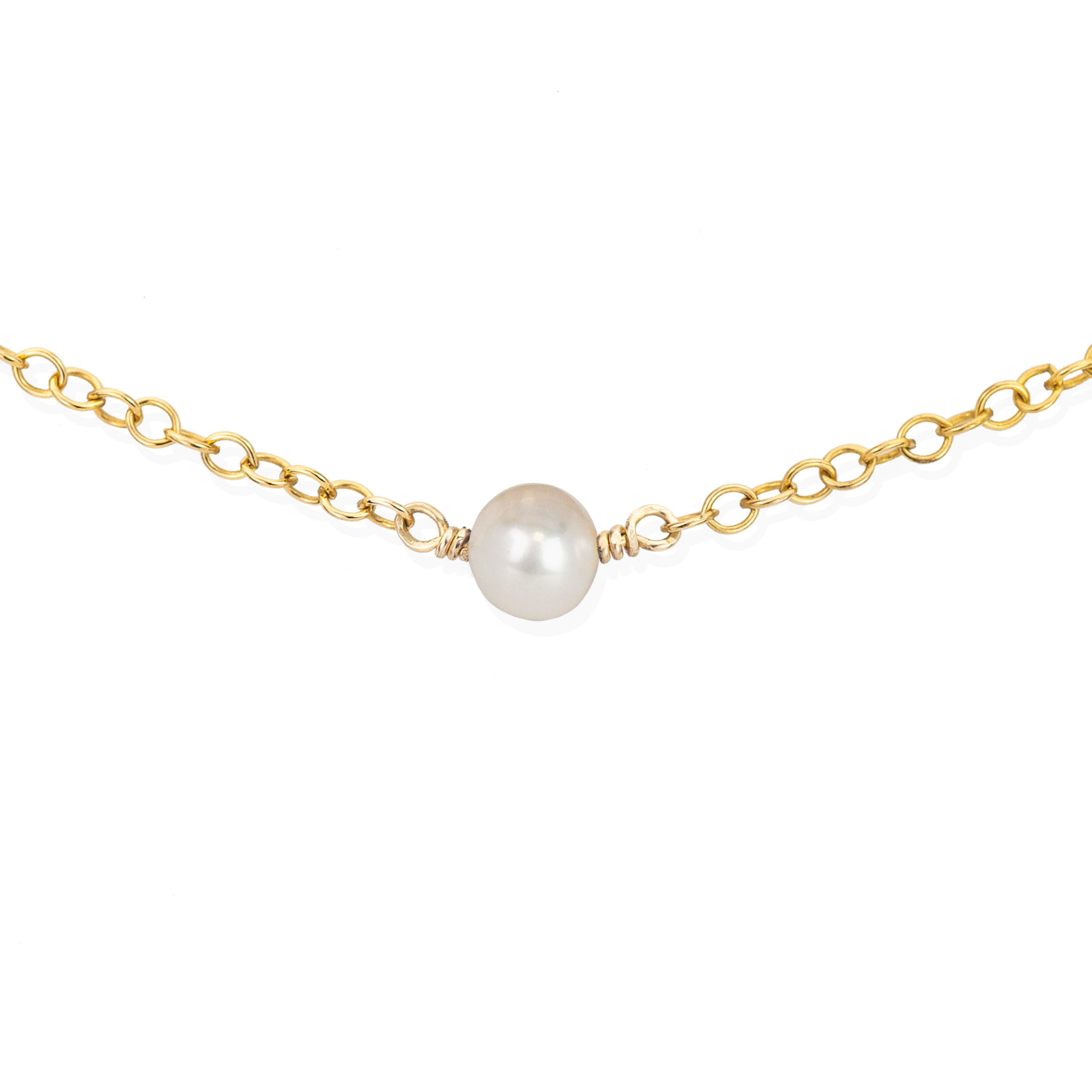 "Elegant Mother Daughter Pearl Necklace Set: Choice of 14K Gold-Filled or Sterling Silver"