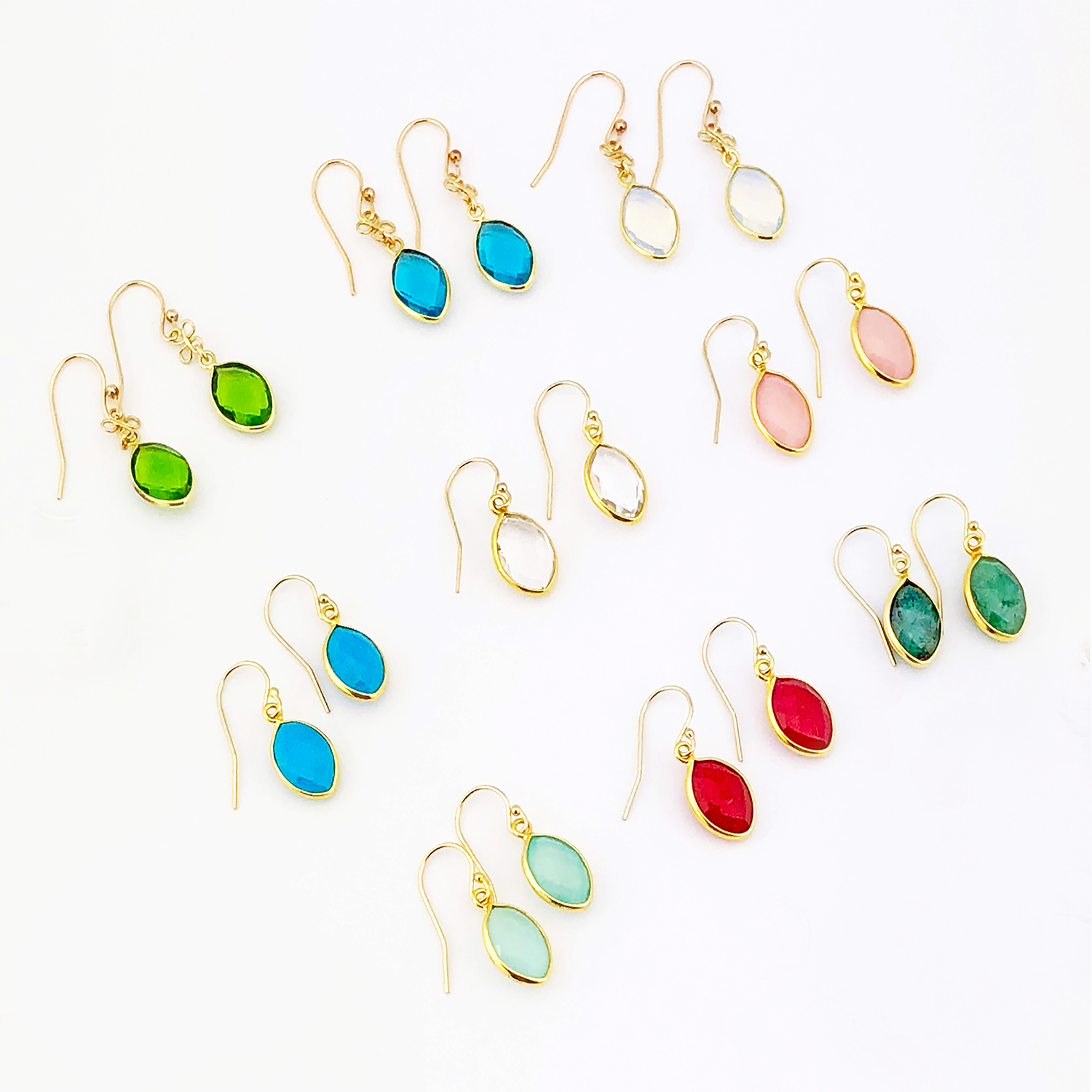 Unique Custom Birthstone Earrings - Personalized Gift Idea