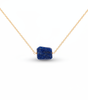 Boho Gold Choker with Lapis Lazuli - September Birthstone