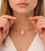 "Elegant Keshi Pearl Necklace - Perfect Bridesmaid Gift!"