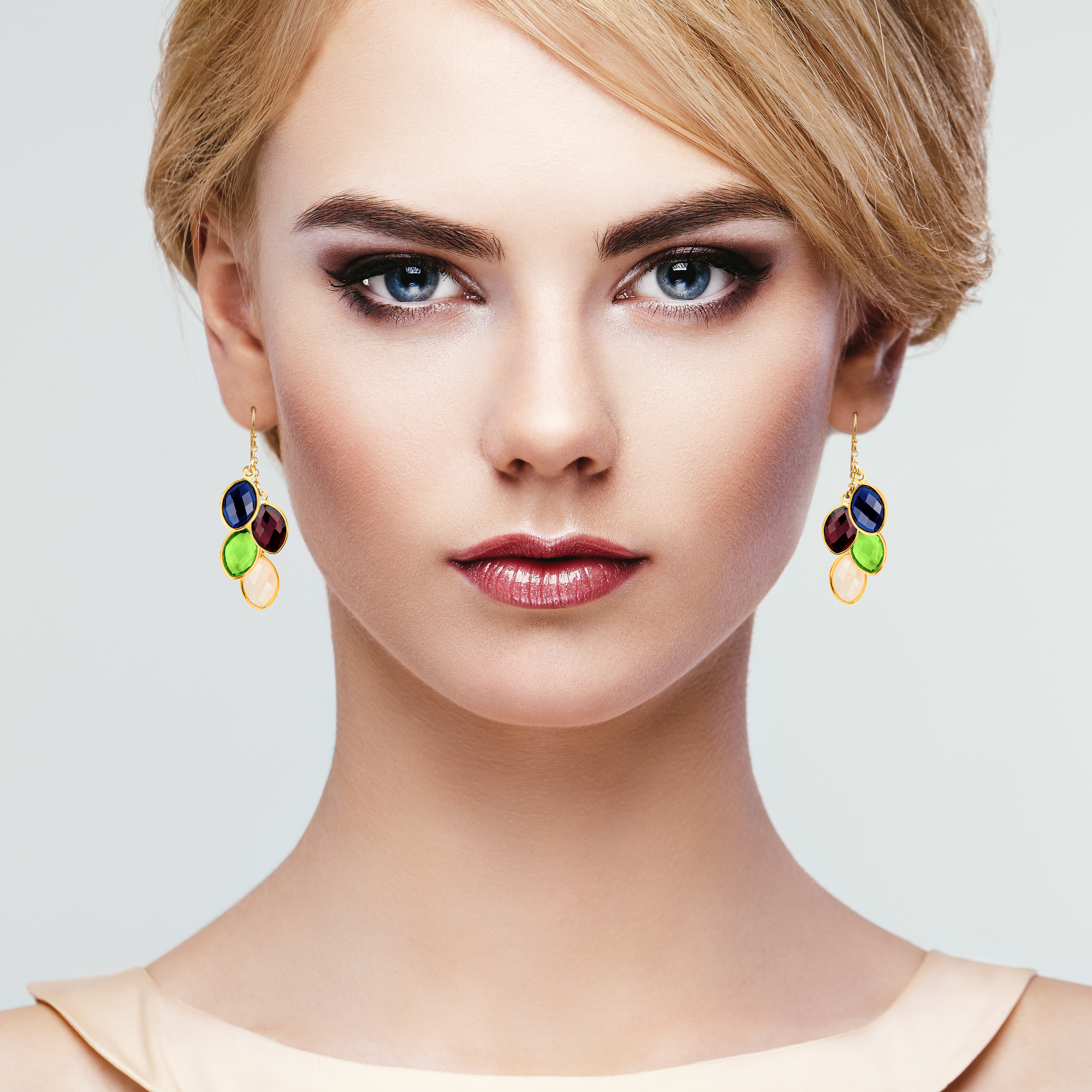 Personalized Family Birthstone Earrings