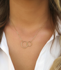 "Eternal Love Circle Necklace - Perfect Gift for Her"