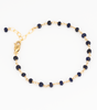 "Elegant Sapphire Rosary Bracelet: Luxurious 14K Gold-Filled Birthstone Jewelry"