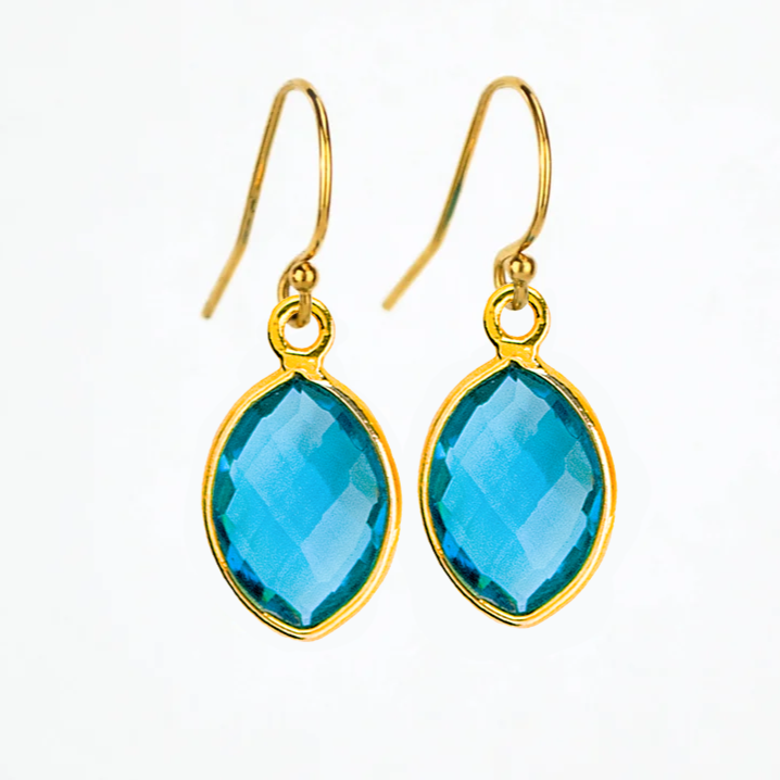 Unique Custom Birthstone Earrings Personalized Gift Idea