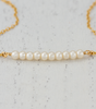 "Handmade Bead Bar Family Necklace - Custom Birthstone Jewelry for Loved Ones"
