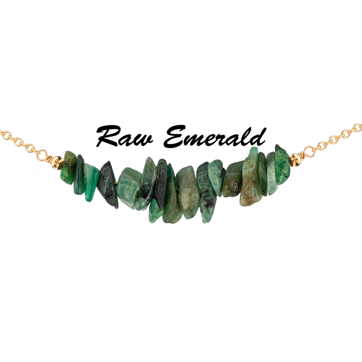 Raw Gemstone Necklaces, Genuine Simple Stone Choker, Natural Crystal Jewe