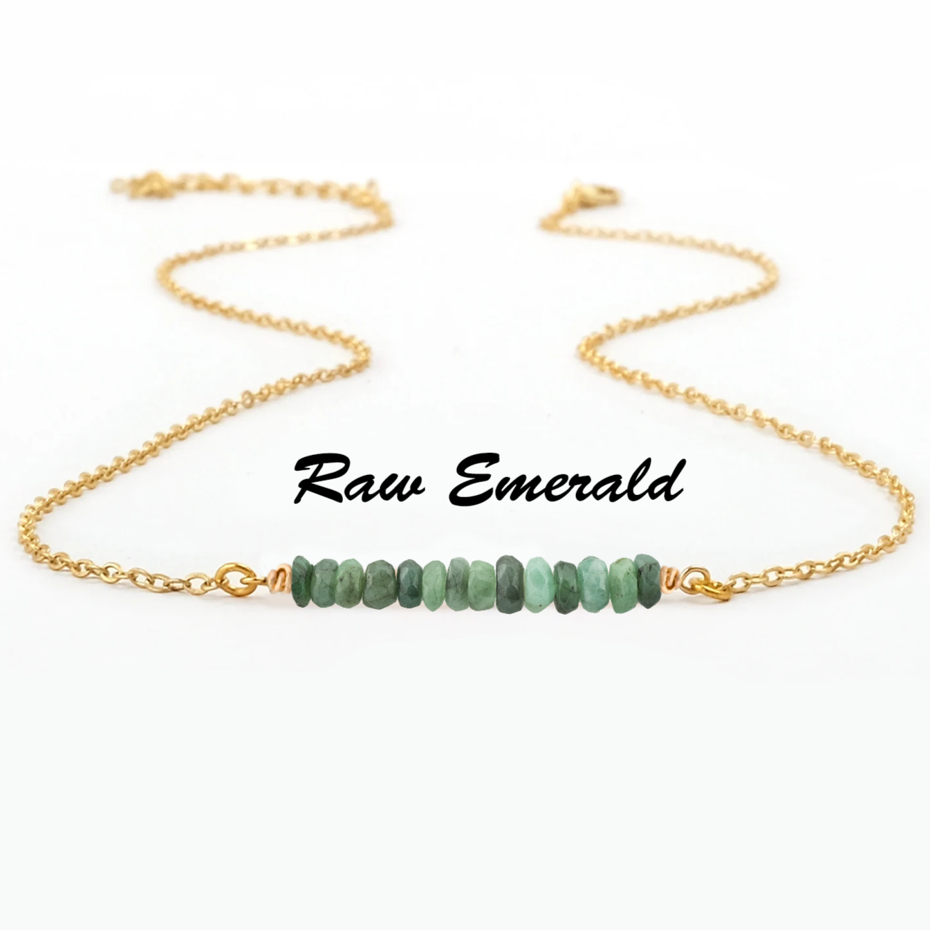 Stunning Sapphire Bar Necklace - September Birthstone Layering Piece, Raw Crystal Gift for Girlfriend