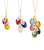 "Custom Birthstone Pendant - Handmade Necklace Gift Idea"