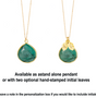Raw Emerald Pendant Necklace