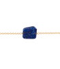 Boho Gold Choker with Lapis Lazuli - September Birthstone