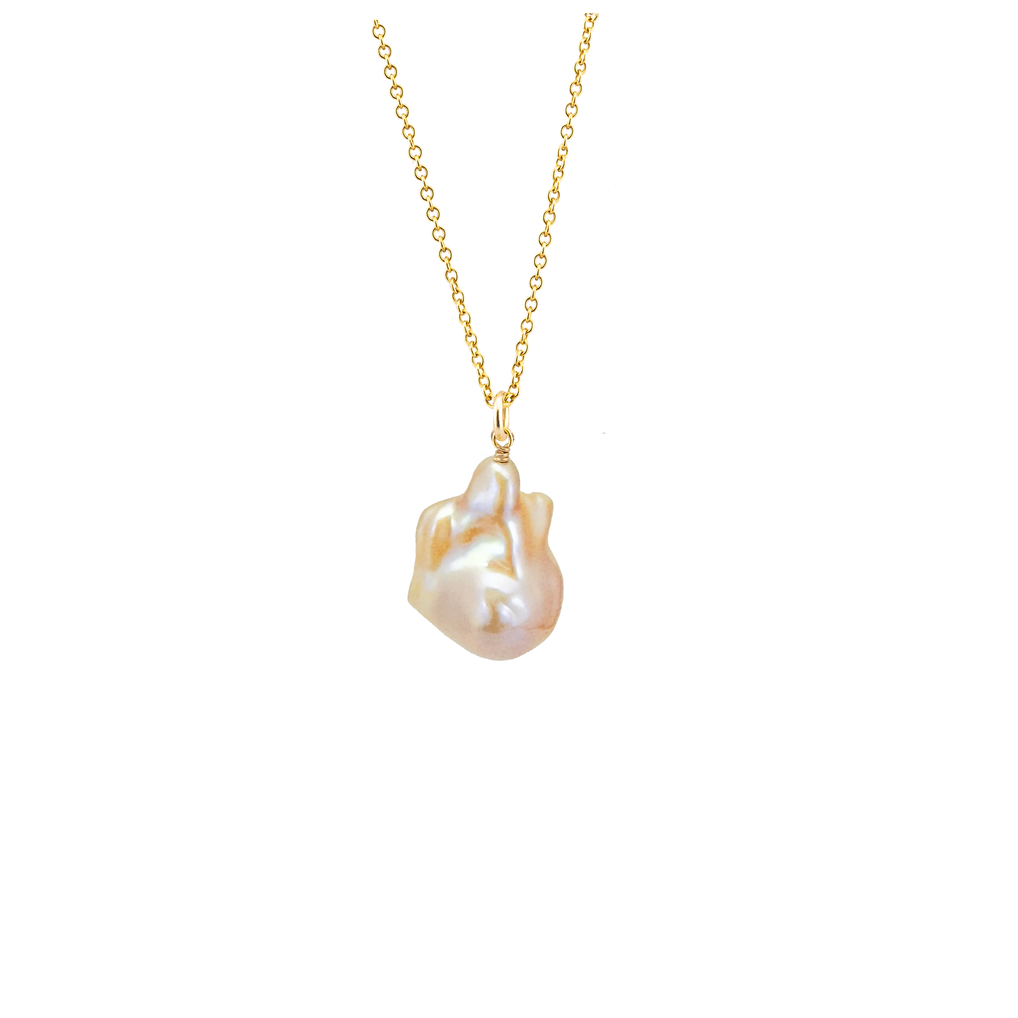 "Elegant Keshi Pearl Necklace - Perfect Bridesmaid Gift!"