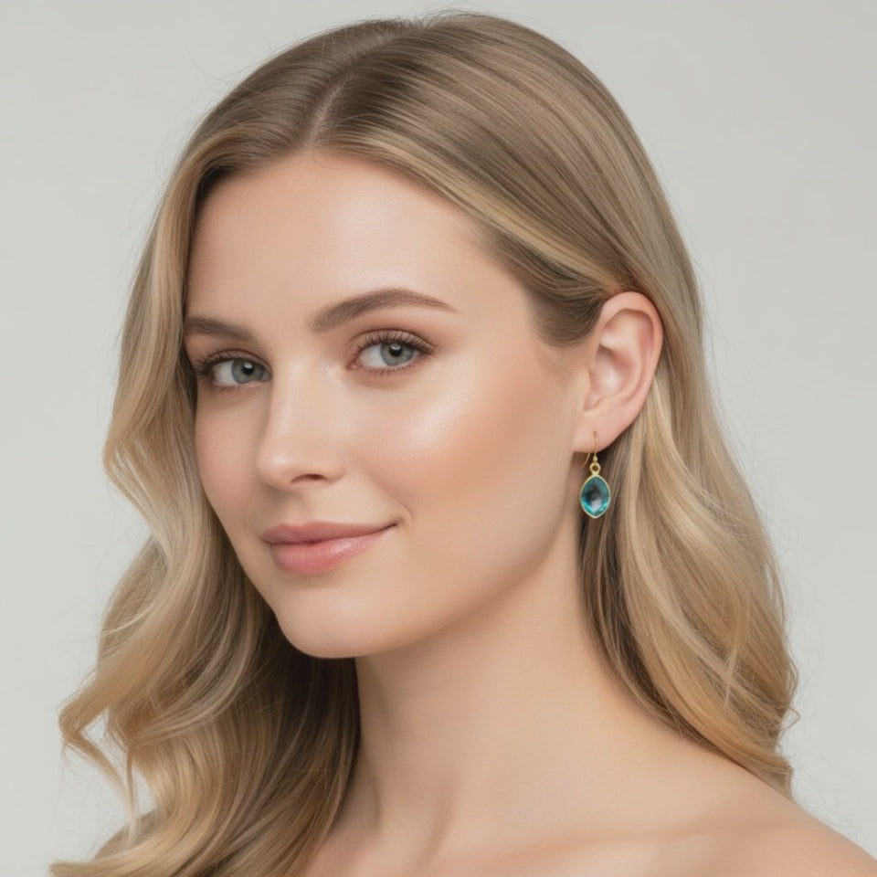 Unique Custom Birthstone Earrings - Personalized Gift Idea