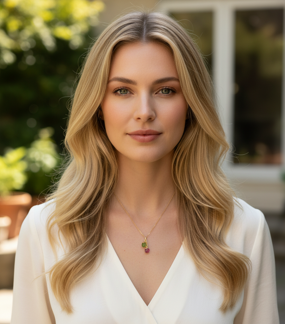 Raw Crystal Birthstone Necklace with Custom Birthstones - Protection Jewelry for Mom