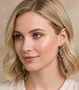 Unique Custom Birthstone Earrings - Personalized Gift Idea