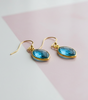 Dainty Birthstone Earrings - Minimalist Gemstone Drops