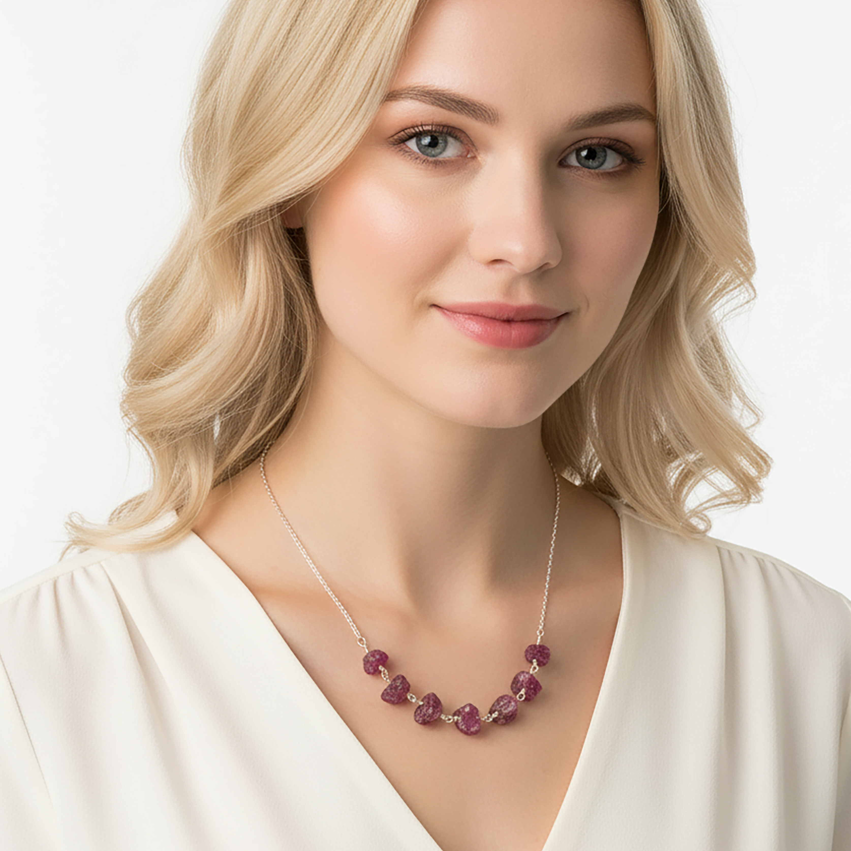 Pink Tourmaline Wire Wrap Necklace - Handcrafted Statement Tourmaline Jewelry