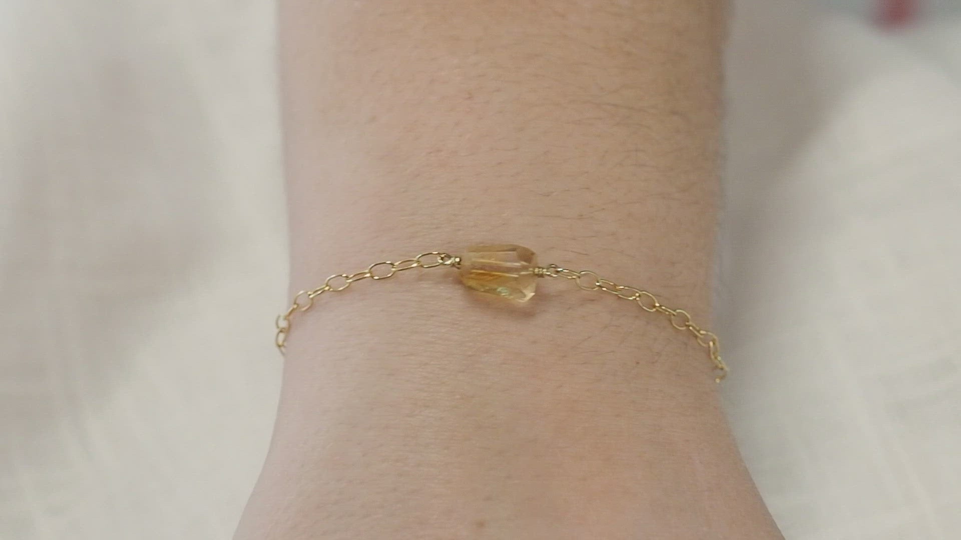 Raw Crystal Bracelet for Her