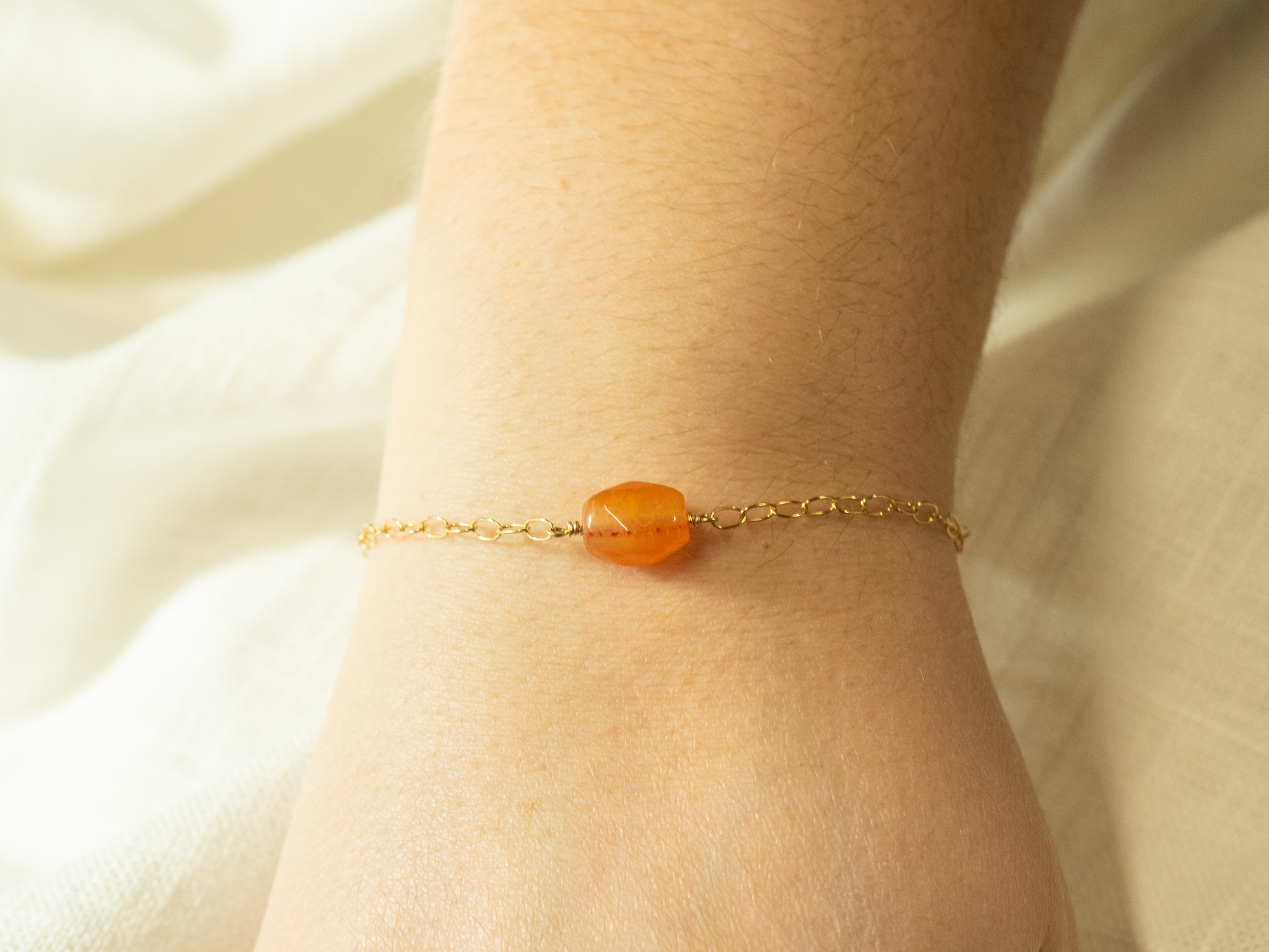 Carnelian Crystal Bracelet