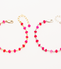 Hot Pink Rosary Bracelet