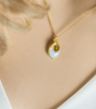 "Custom Birthstone Pendant - Handmade Necklace Gift Idea"