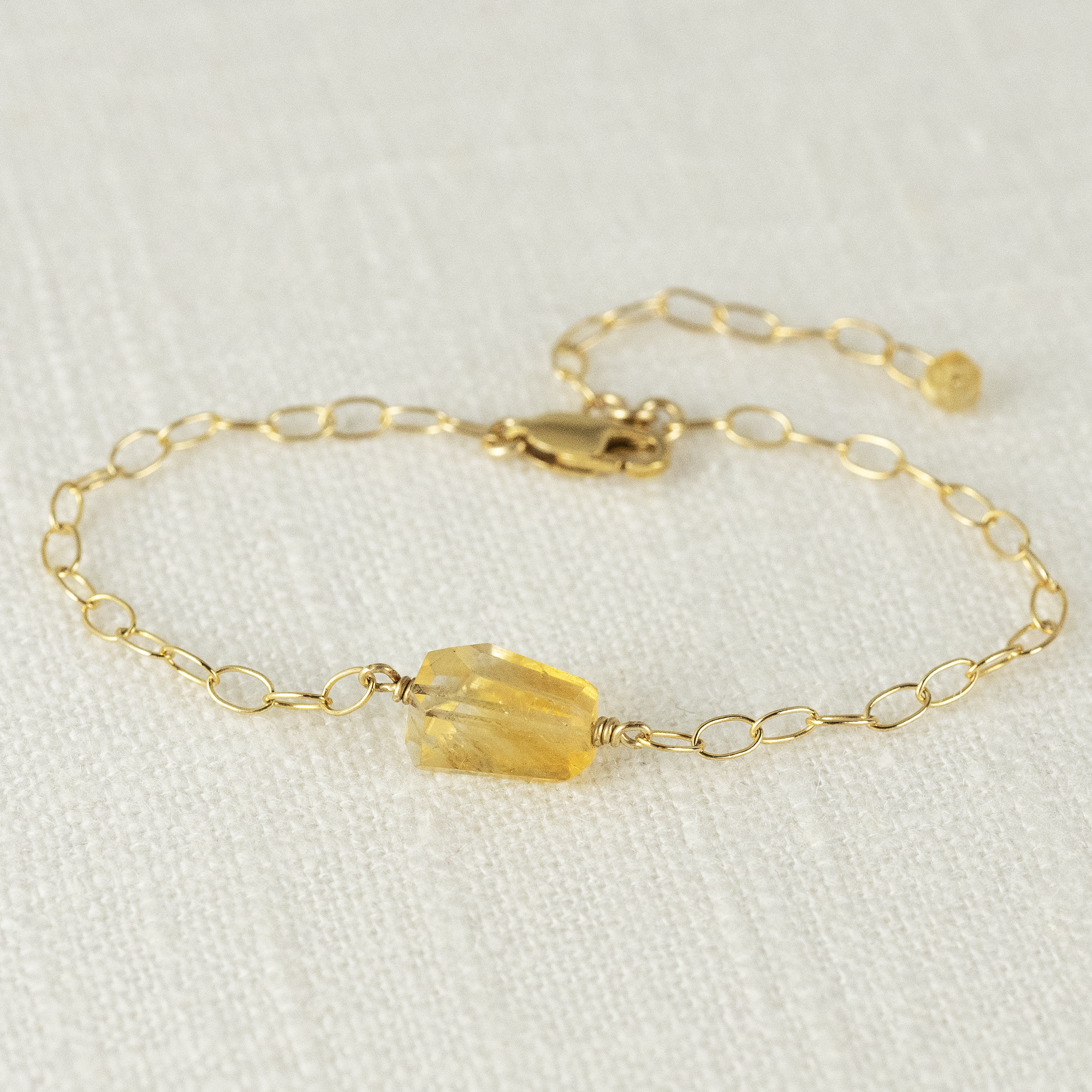 Raw Crystal Bracelet for Her