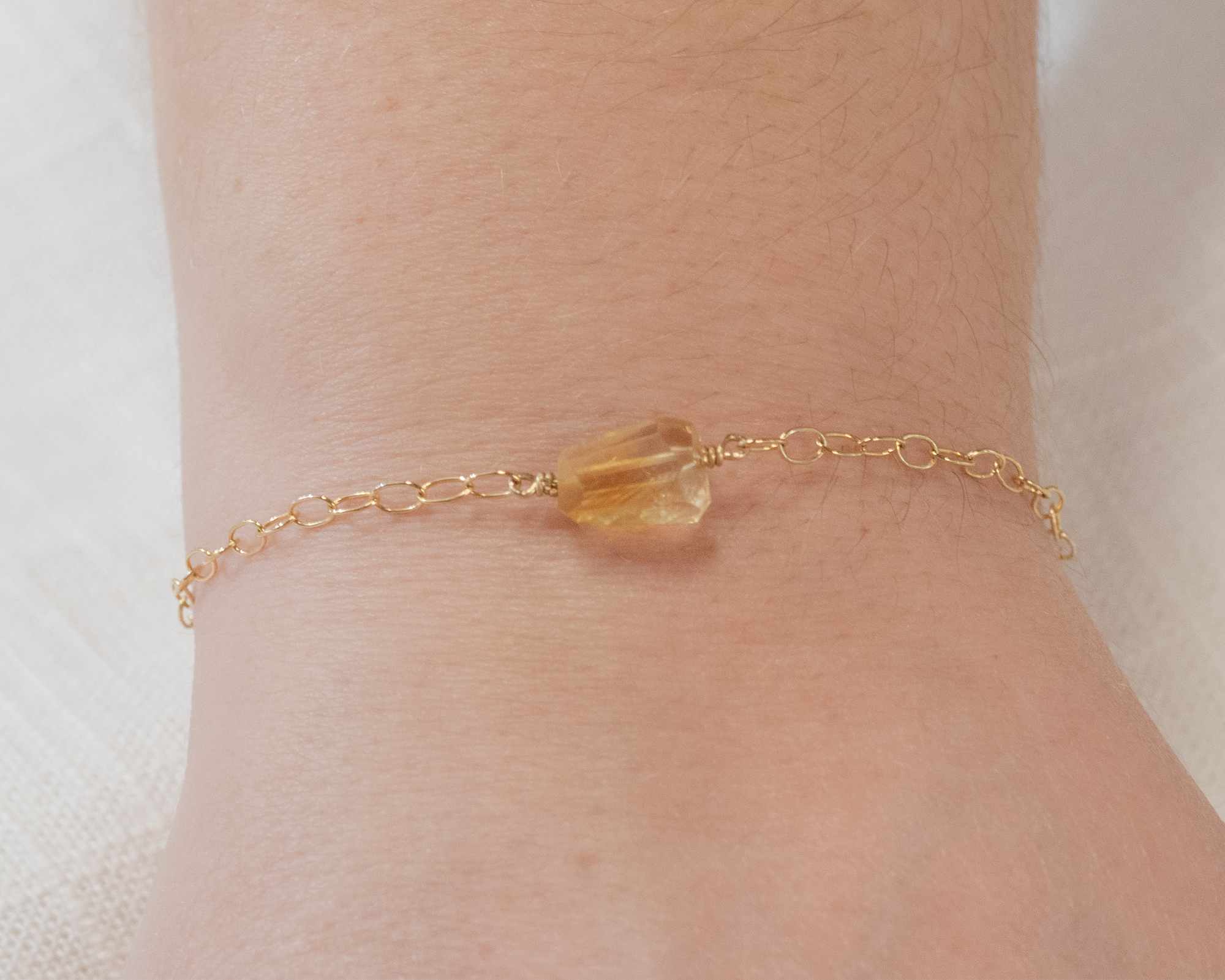 Raw Crystal Bracelet for Her