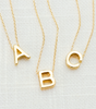 Gold Initial Necklace