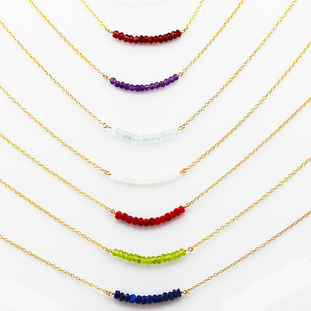Birthstone Bar Necklace