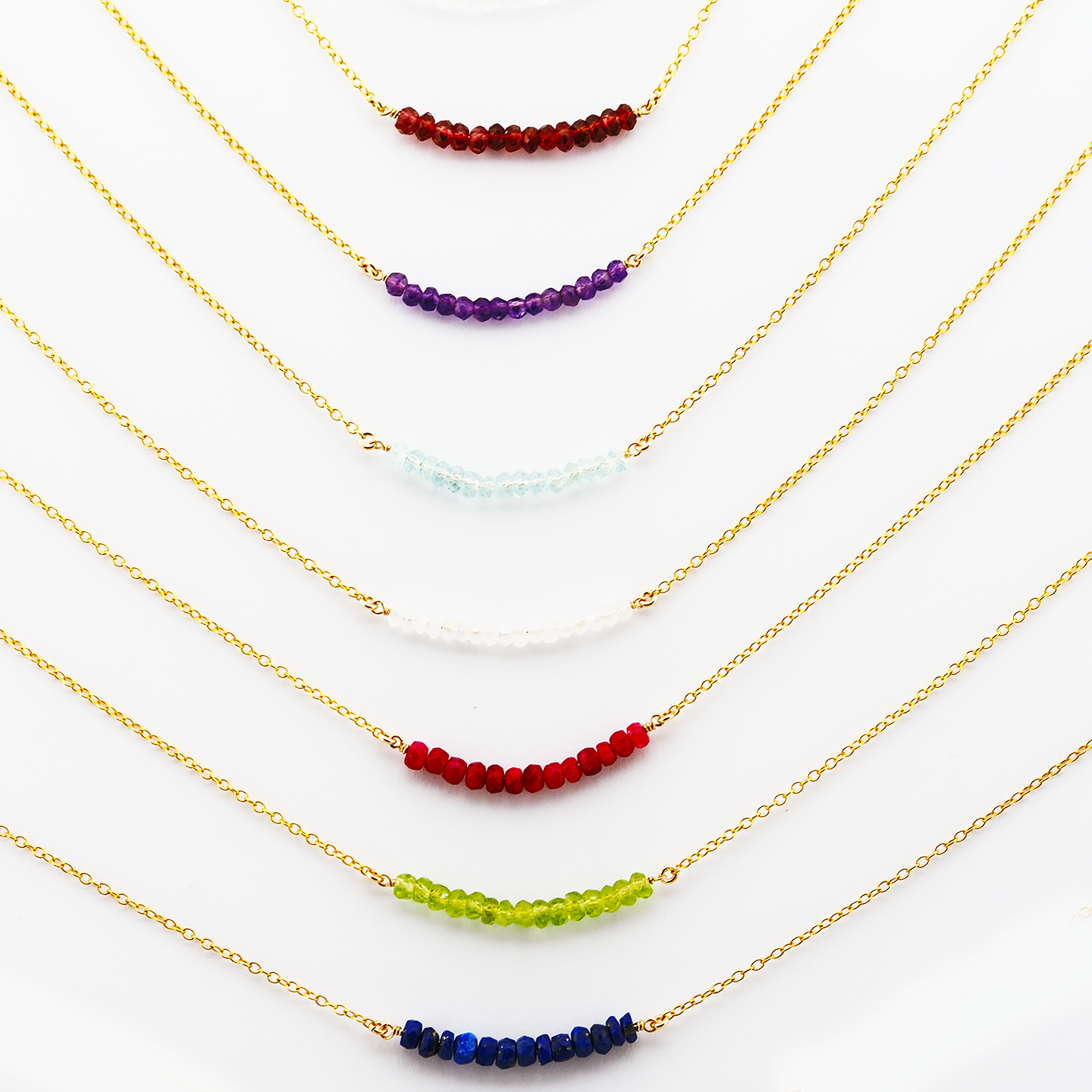 Birthstone Bar Necklace