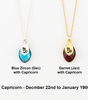 Zodiac Birthstone Necklace