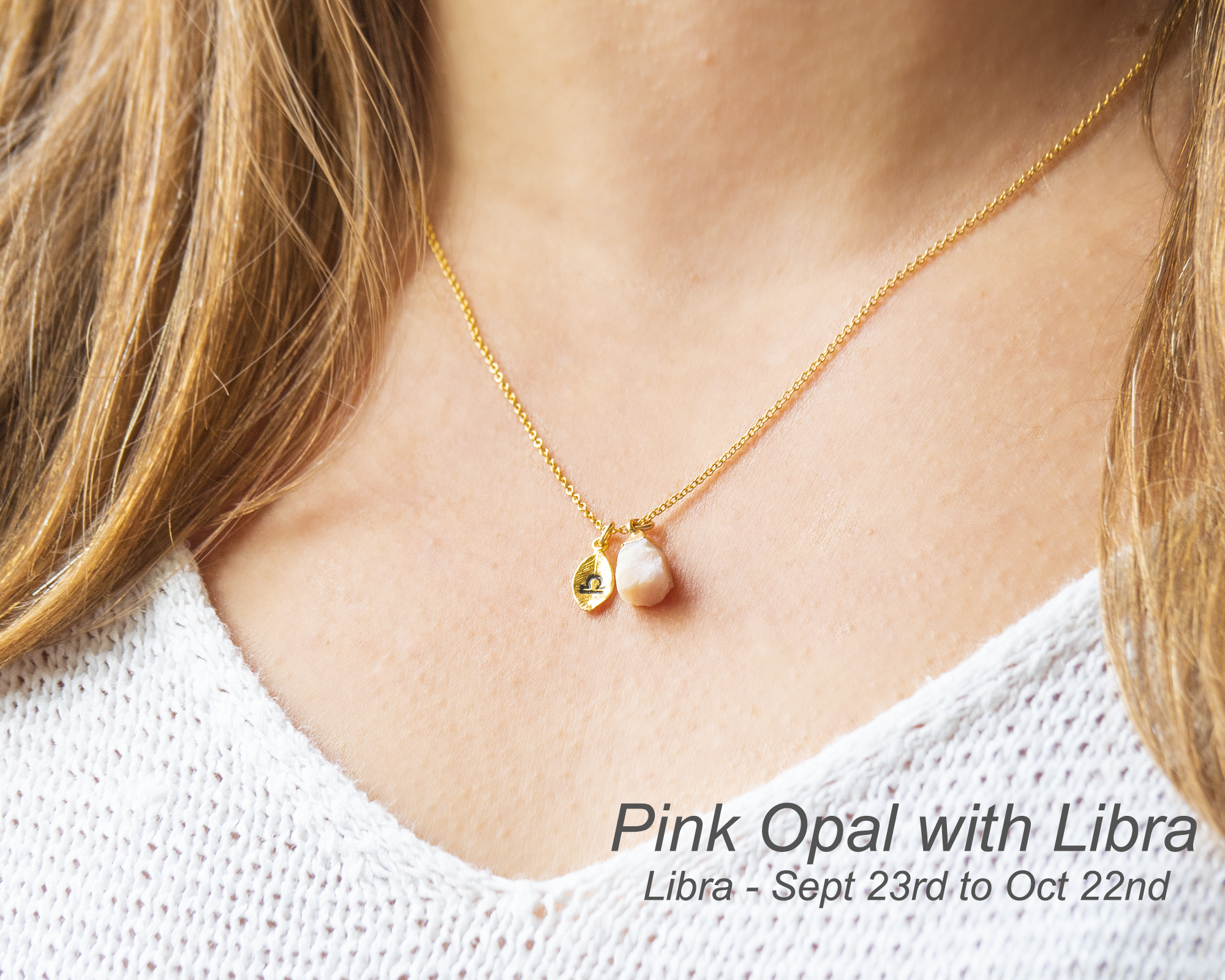 Raw Birthstone Zodiac Necklace