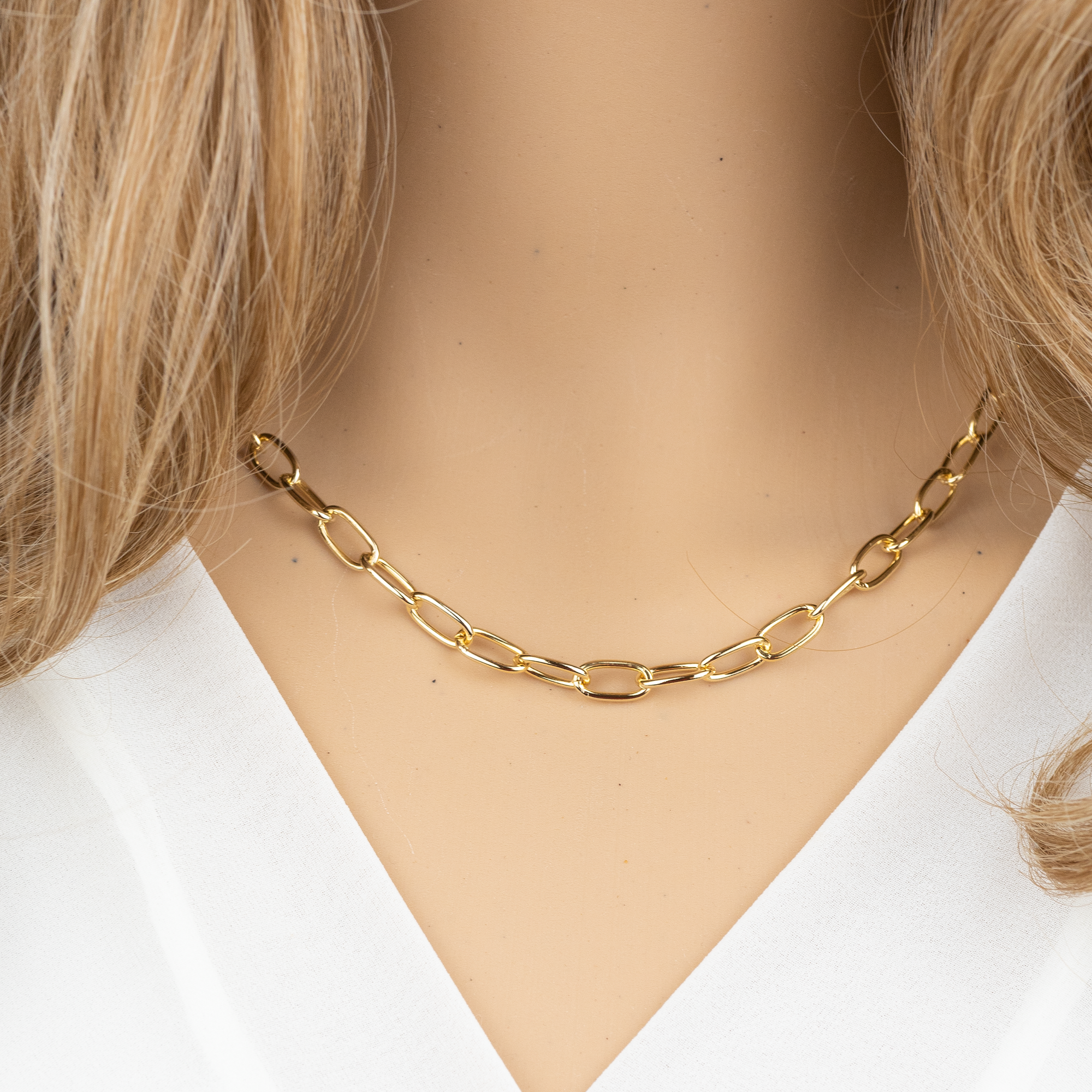Gold Chunky Chain Necklace